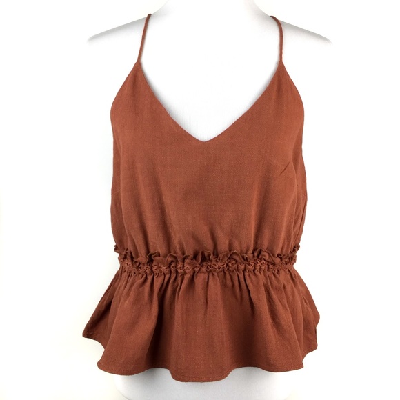 Anthropologie Tops - Anthropologie Eri + Ali Ruffled Peplum Cami